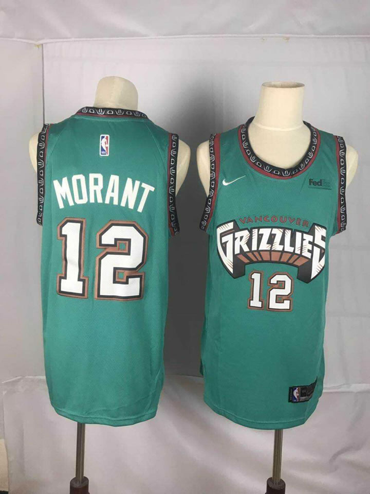 Grizzlies 12 Ja Morant Green Nike Throwback Swingman Jersey,We sell and wholesale Grizzlies 12 Ja Morant Green Nike Throwback Swingman Jersey on line form chian!